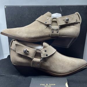 BNIB Rag & Bone Westin harness Bootie size 7 Sand